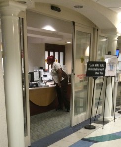 Almost no lines, anywhere.