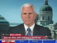 Indiana Gov. Mike Pence - RFRA Interview on ABC