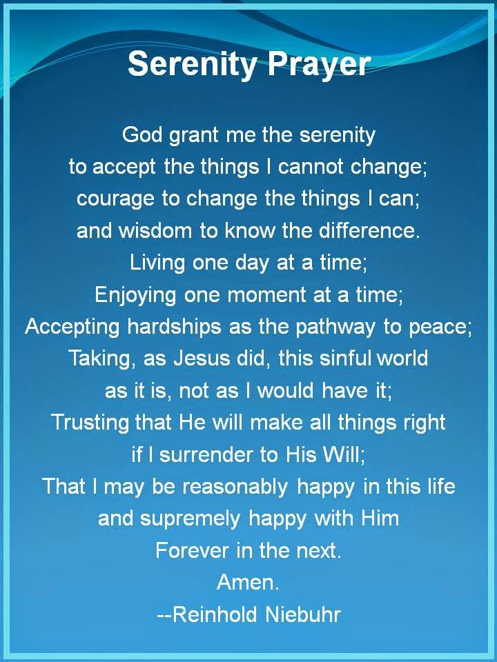 Serenity Prayer