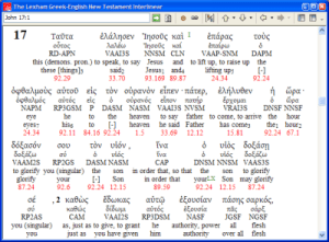 HCSB Reverse Interlinear Bible