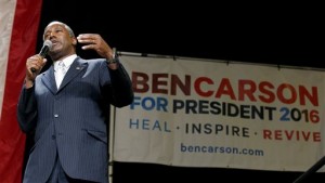Carson on the campaign trail