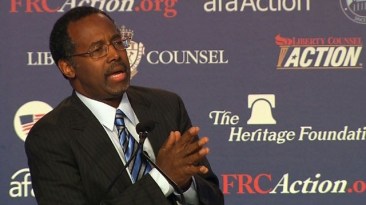 Carson addressing 
