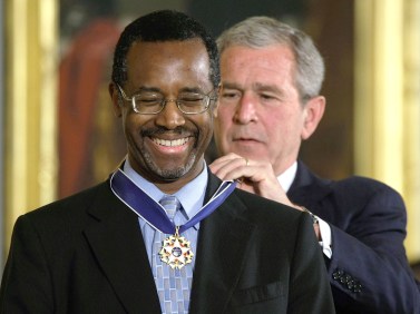 U.S. President George W. Bush Presidential Medal of Freedom to Carson