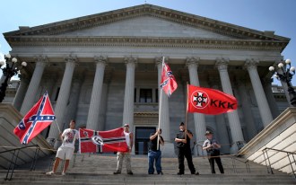 Ku Klux Klan Holds Rally Outside South Carolina Statehouse