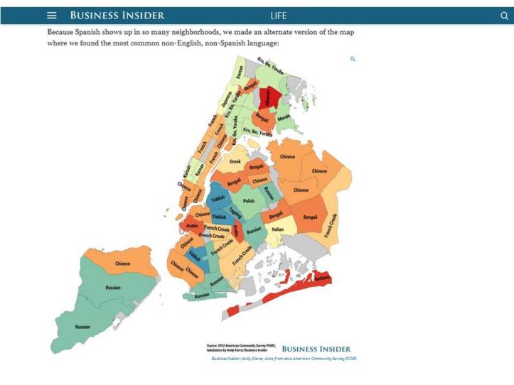 non english non spanish nyc